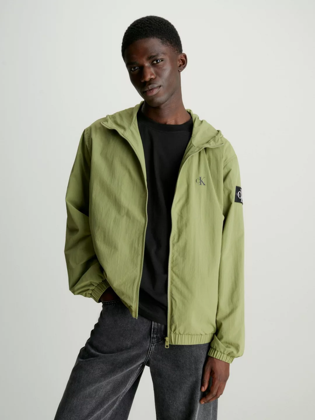 Calvin Klein Jeans Windbreaker "WINDBREAKER", mit Kapuze, mit Calvin Klein günstig online kaufen