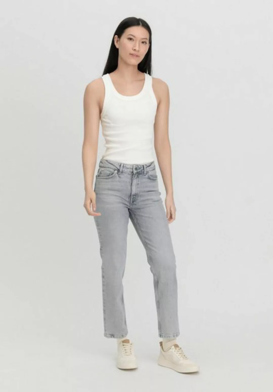 Hessnatur 5-Pocket-Jeans BEA High Rise Straight aus Bio-Denim (1-tlg) günstig online kaufen