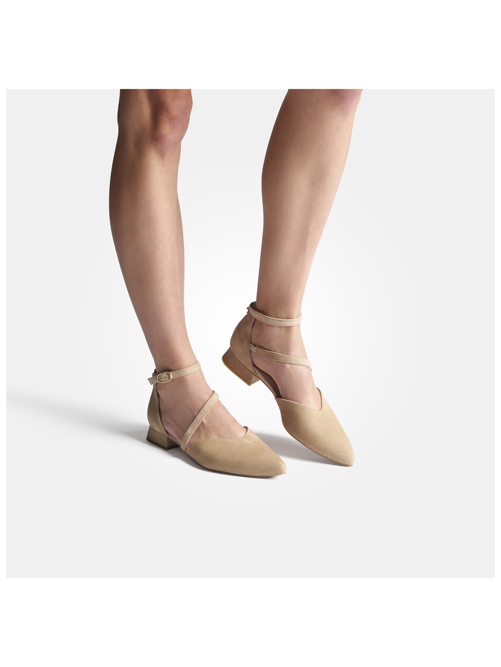 Paul Green Riemchenballerina "Paul Green Ballerinas Leder" günstig online kaufen