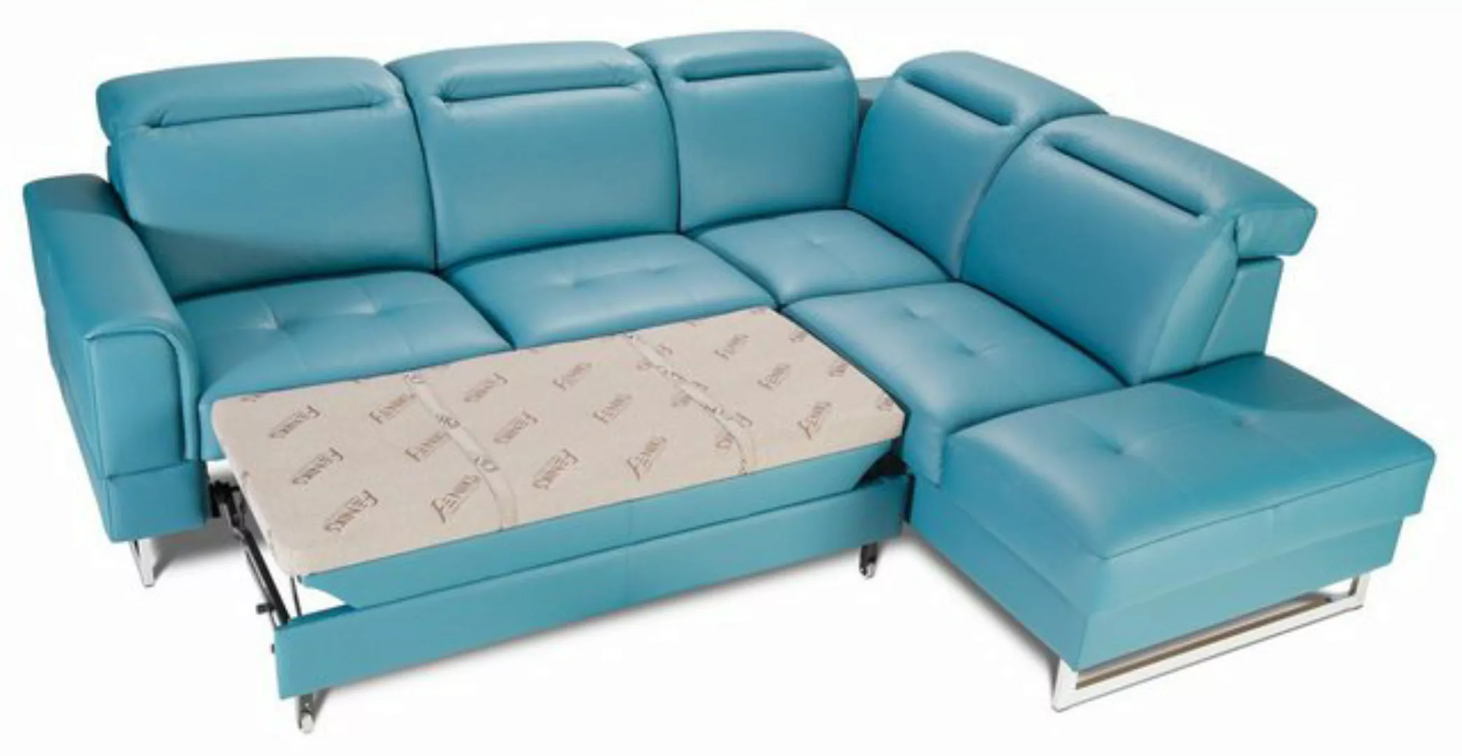 Xlmoebel Ecksofa Neue Leder-Couch in L-Form vom Designer - stilvolle Wohnla günstig online kaufen