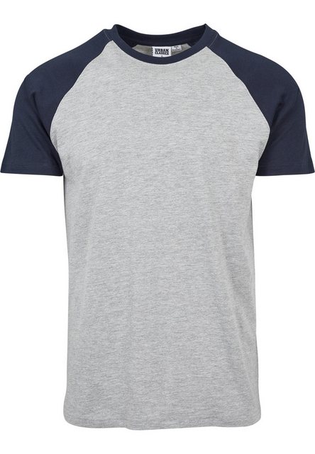 URBAN CLASSICS T-Shirt TB639 - Raglan Contrast Tee grey/navy XL günstig online kaufen