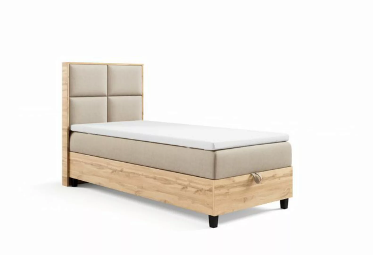 Best for Home Boxspringbett mit Bettkasten Trinity K-2 PLATE SINGLE inkl. 7 günstig online kaufen