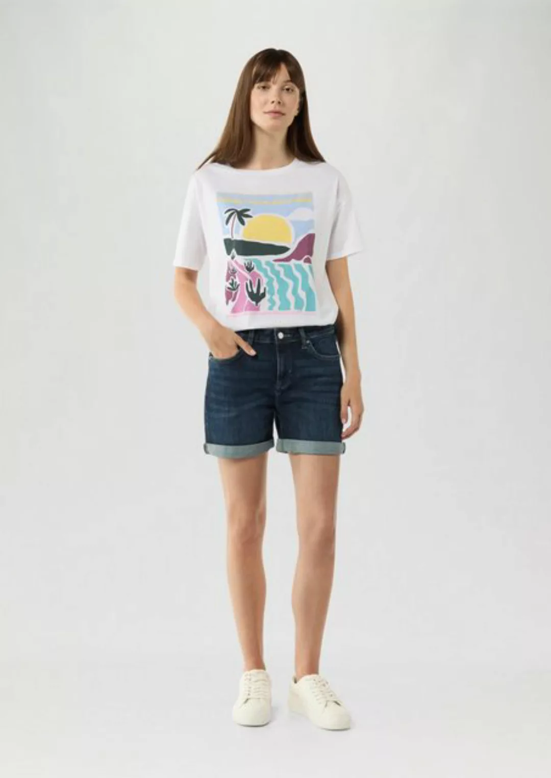 QS Shorts Jeans-Short Abby / Slim Fit / Mid Rise / Slim Leg günstig online kaufen
