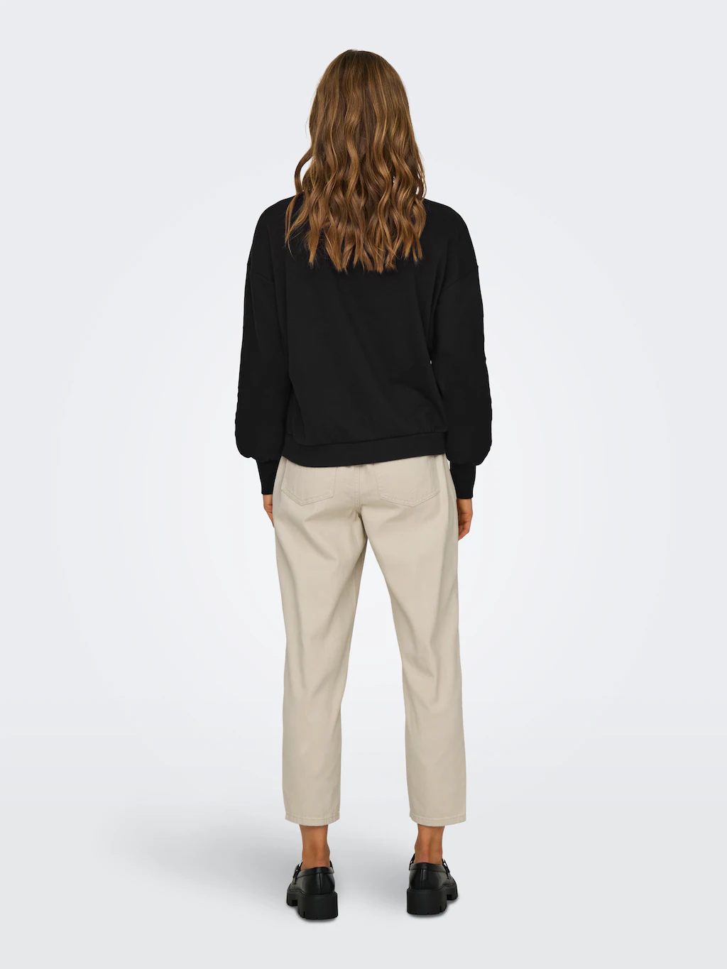 ONLY Sweatshirt "ONLBROOKE L/S O-NECK FLOWER SWT" günstig online kaufen