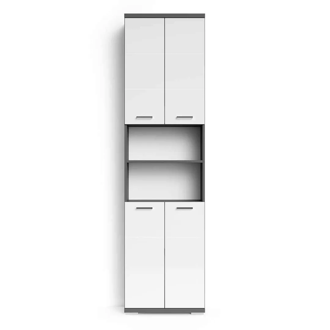 Badezimmerhochschrank in modernem Design Hochglanz Front günstig online kaufen