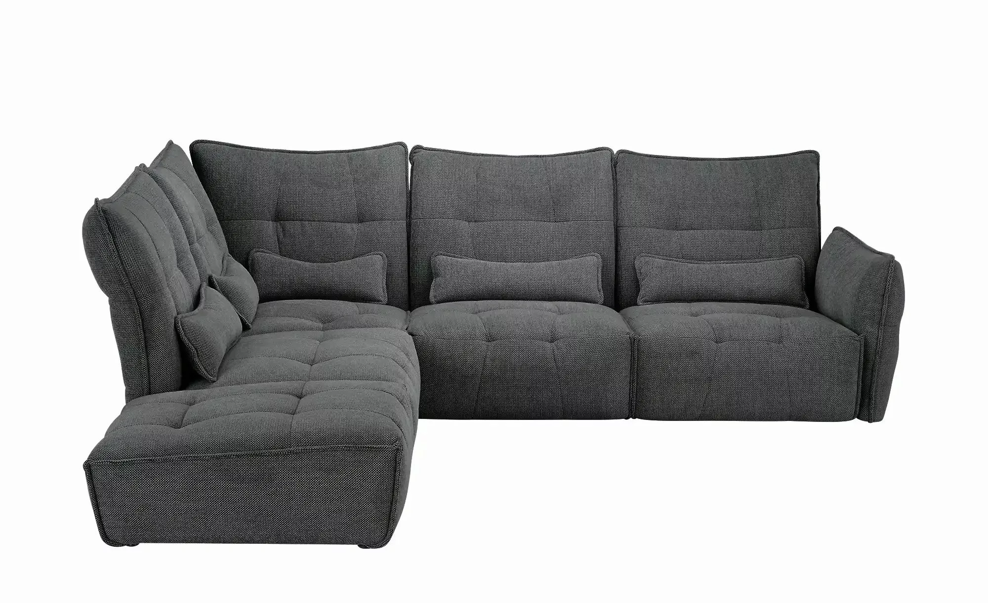 Ecksofa  Jeaneva ¦ grau ¦ Maße (cm): B: 275 H: 101 T: 320.0 Polstermöbel > günstig online kaufen