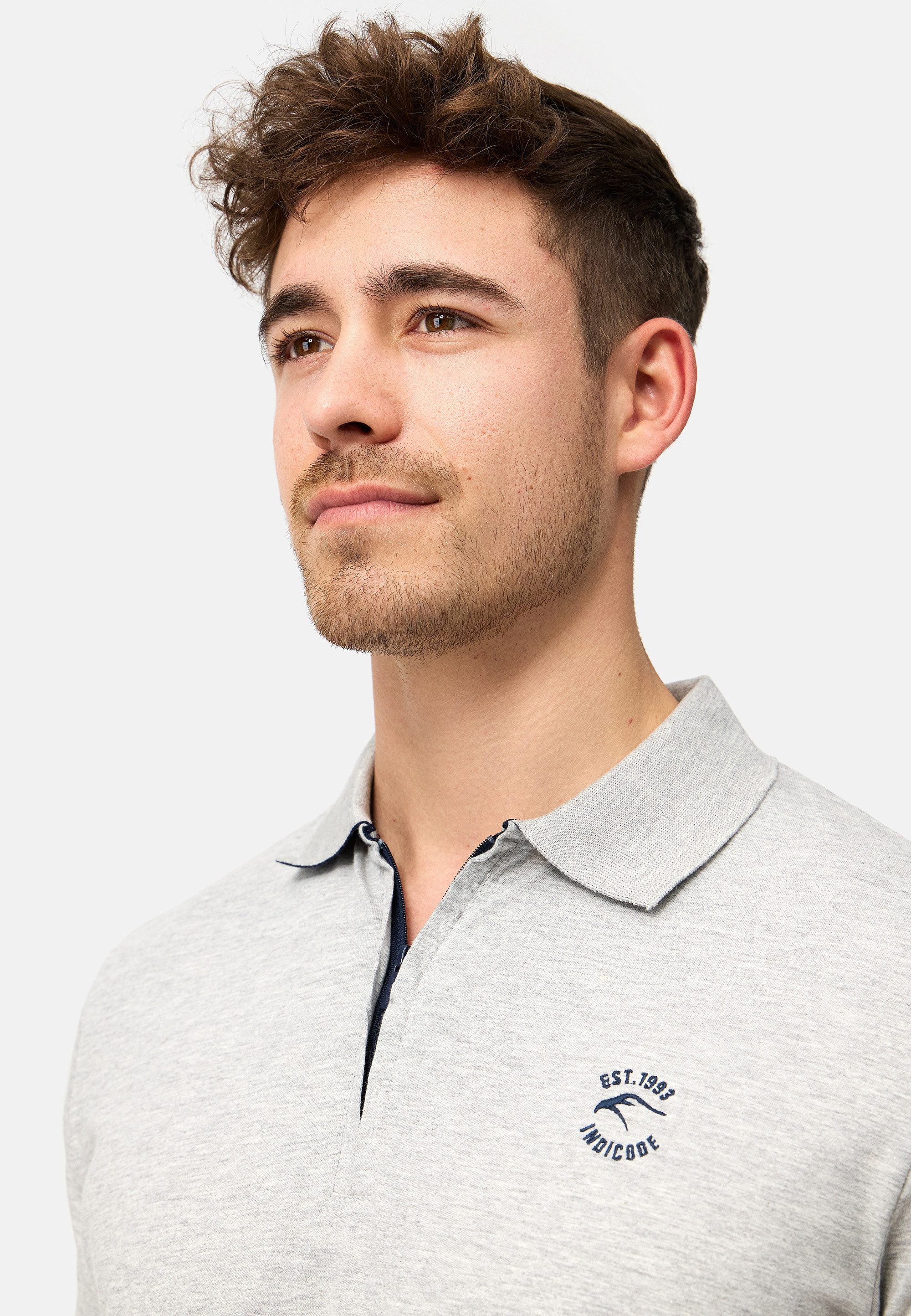 Indicode Poloshirt INYonah Poloshirt aus Baumwollmischung günstig online kaufen