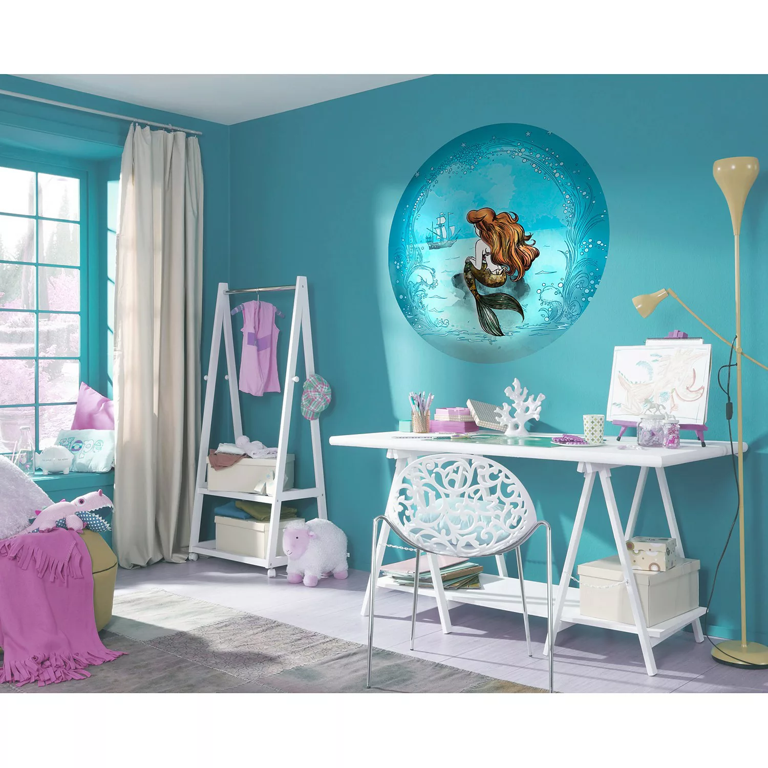 KOMAR Selbstklebende Vlies Fototapete/Wandtattoo - Ariel Dreaming - Größe 1 günstig online kaufen