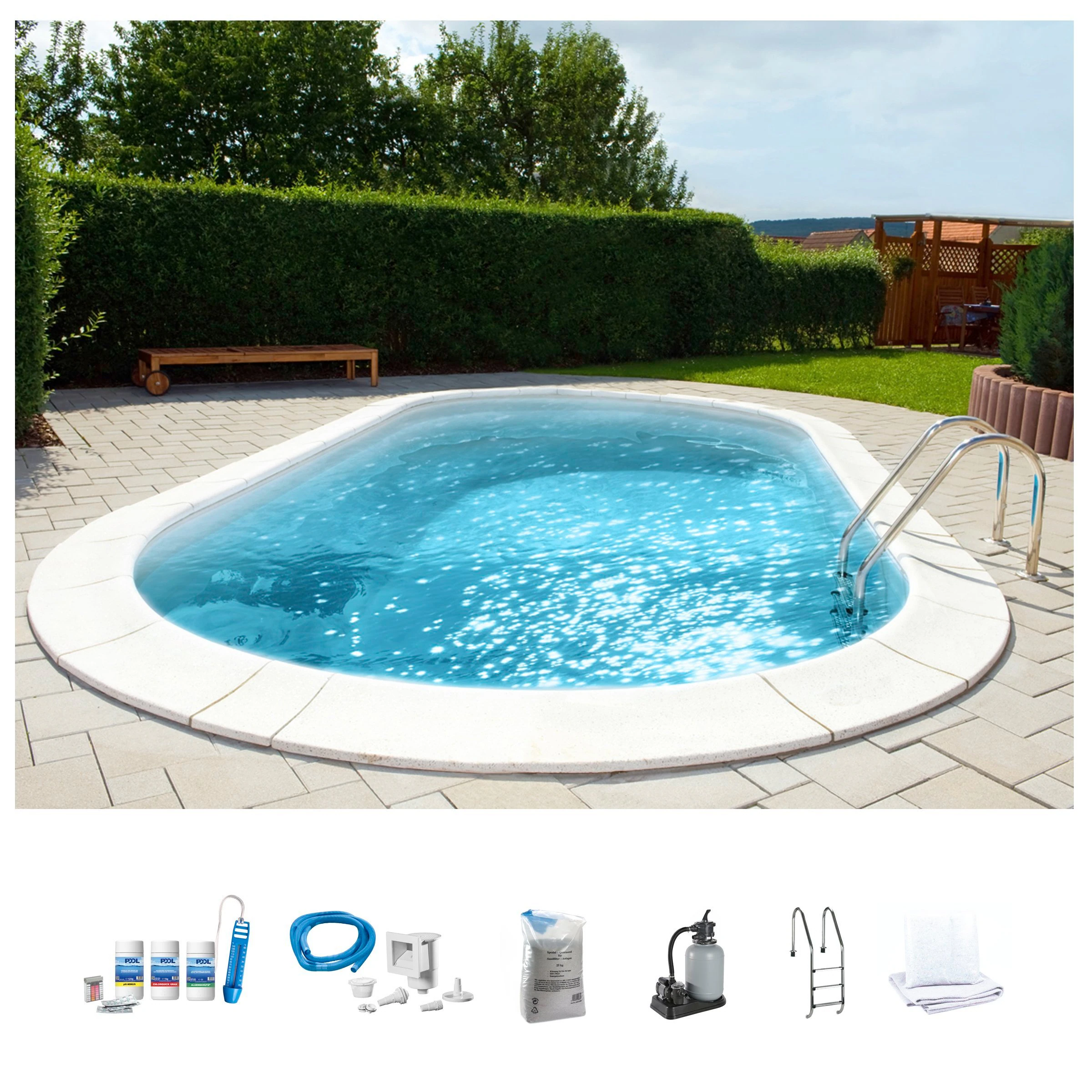 my POOL BWT Ovalpool "PREMIUM mit sandfarbener Innenfolie", (Komplett-Set, günstig online kaufen