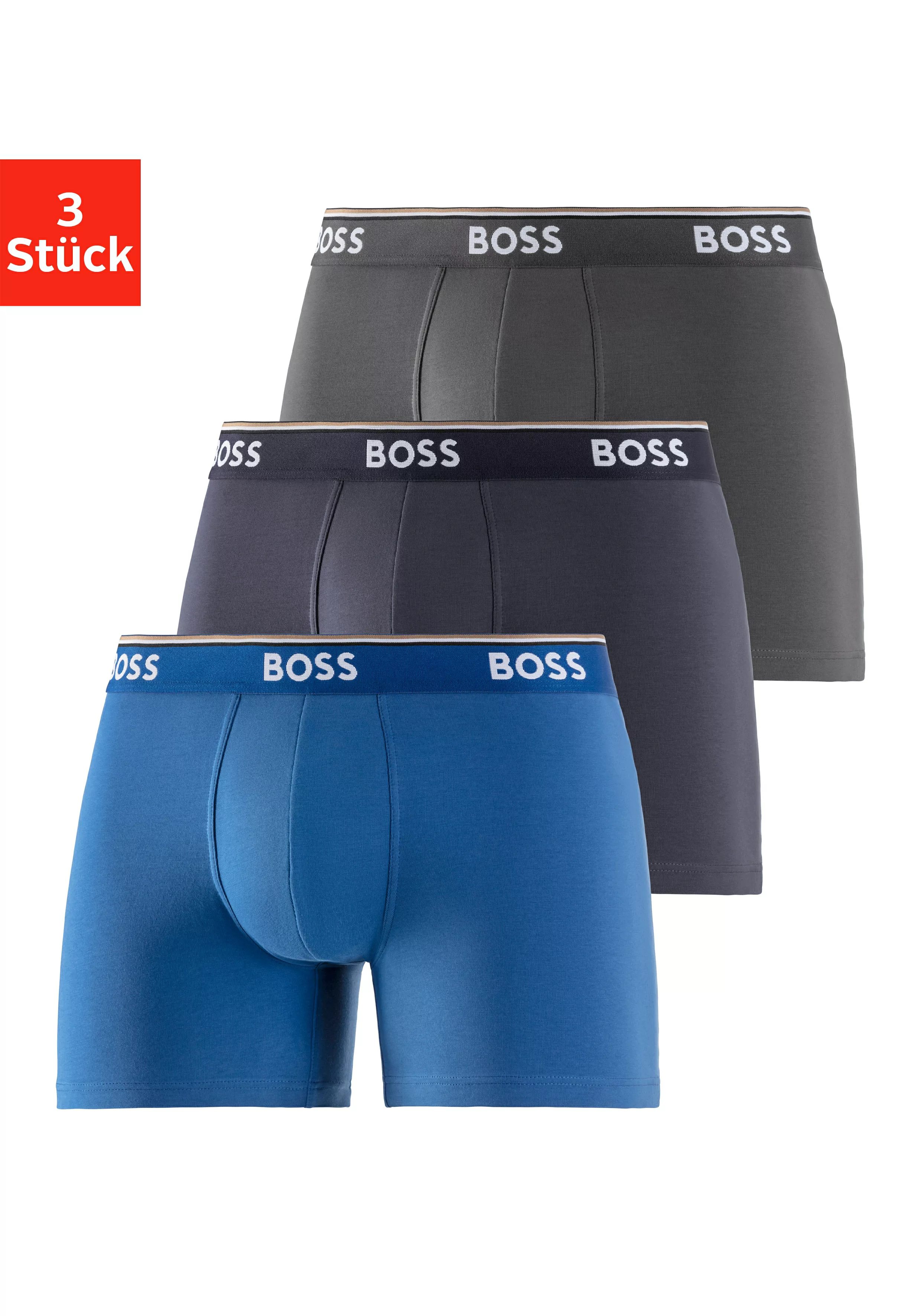 BOSS Shorts Power 3er-Pack 487  - Größe M günstig online kaufen