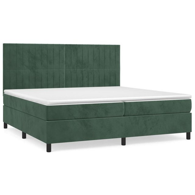 vidaXL Boxspringbett Bett Boxspringbett mit Matratze komplett Samt (200 x 2 günstig online kaufen