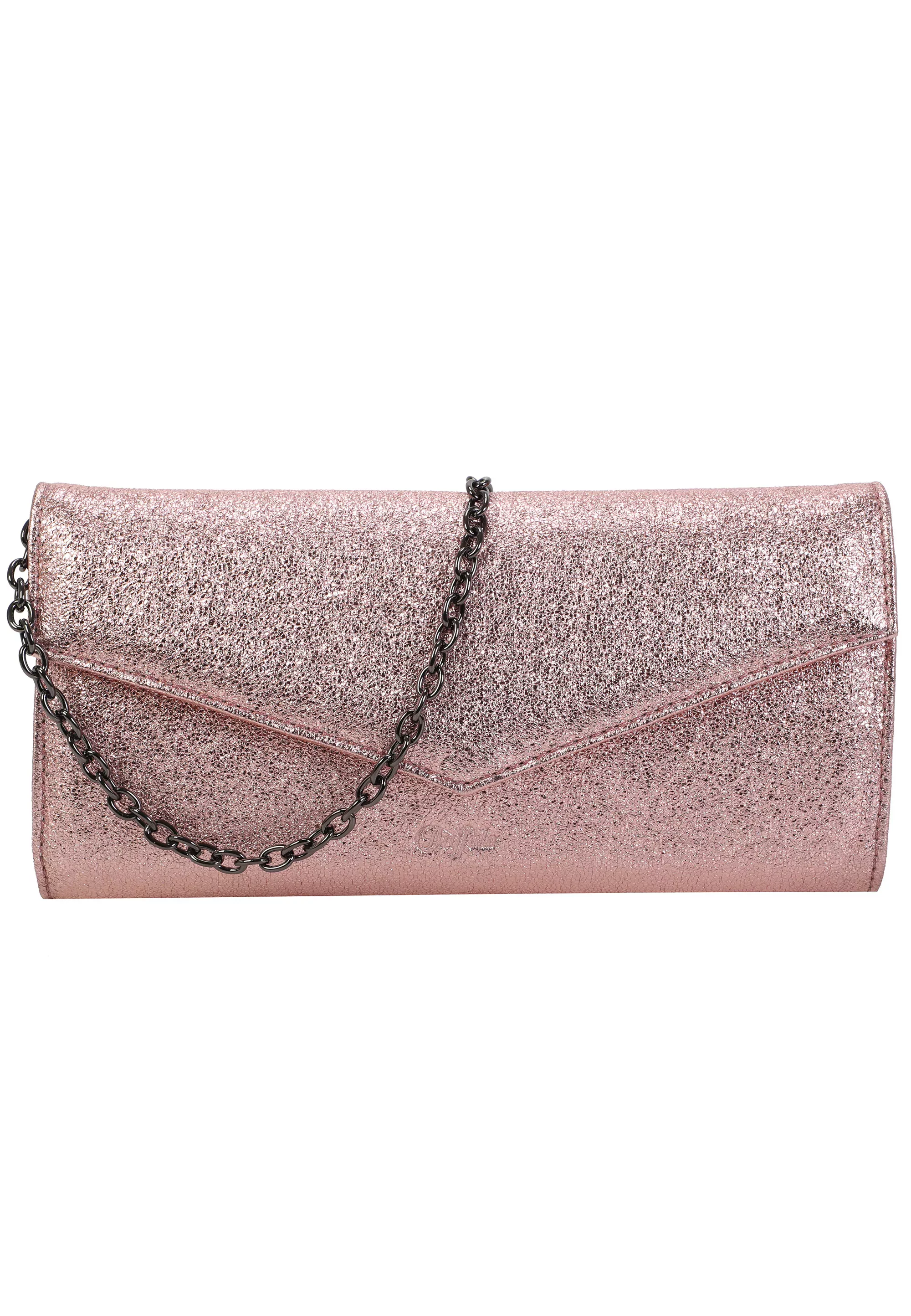 Buffalo Clutch "Secco Glitter", mit stylischem Ketten-Schulterriemen günstig online kaufen