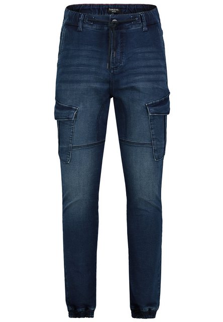 SUBLEVEL Regular-fit-Jeans Jogger Pants Jeans mit Seitentaschen und Kordelz günstig online kaufen