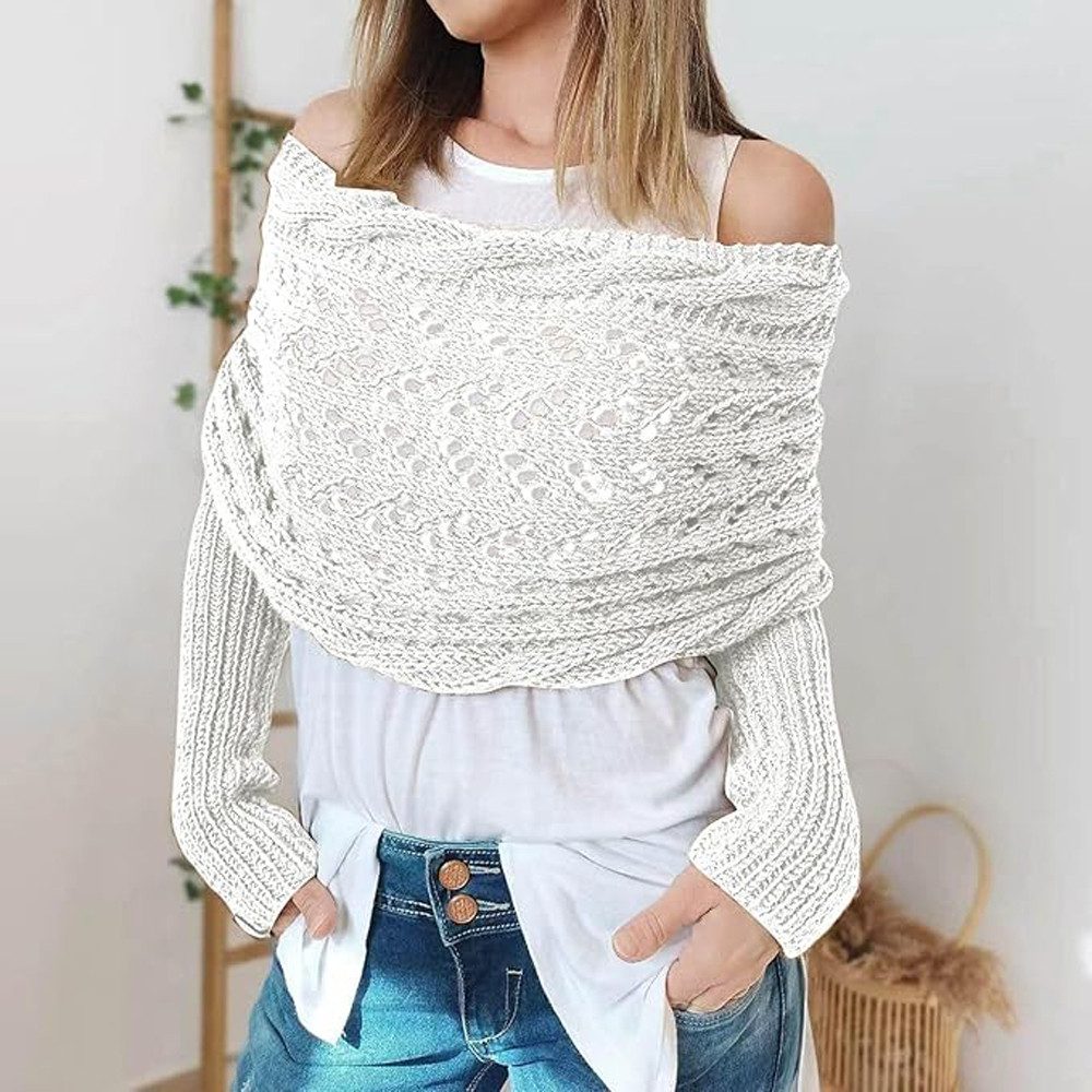 Coonoor Cape Strickschal mit Ärmeln Modischer günstig online kaufen