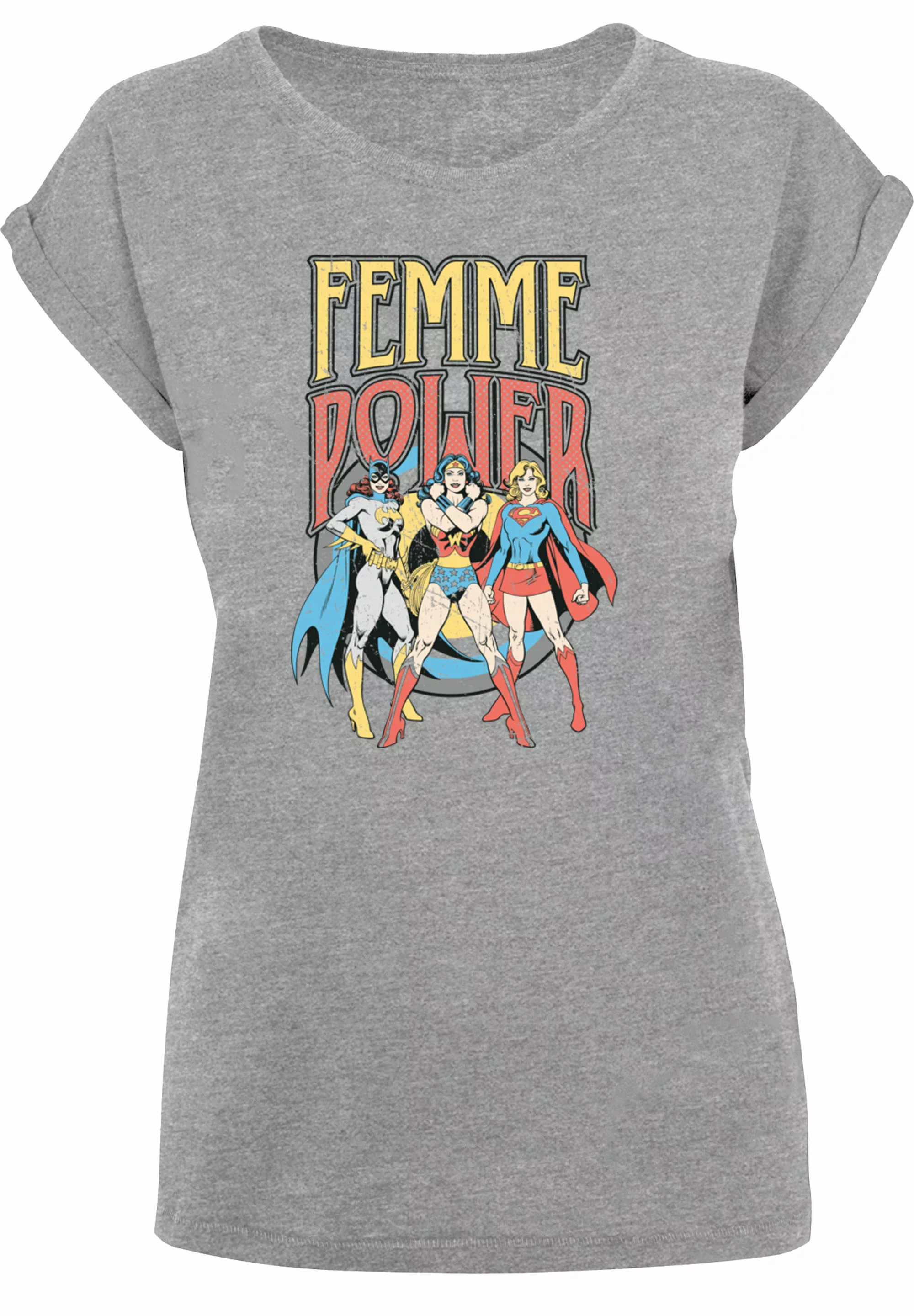 F4NT4STIC T-Shirt "DC Comics Superhelden Wonder Woman Femme Power" günstig online kaufen