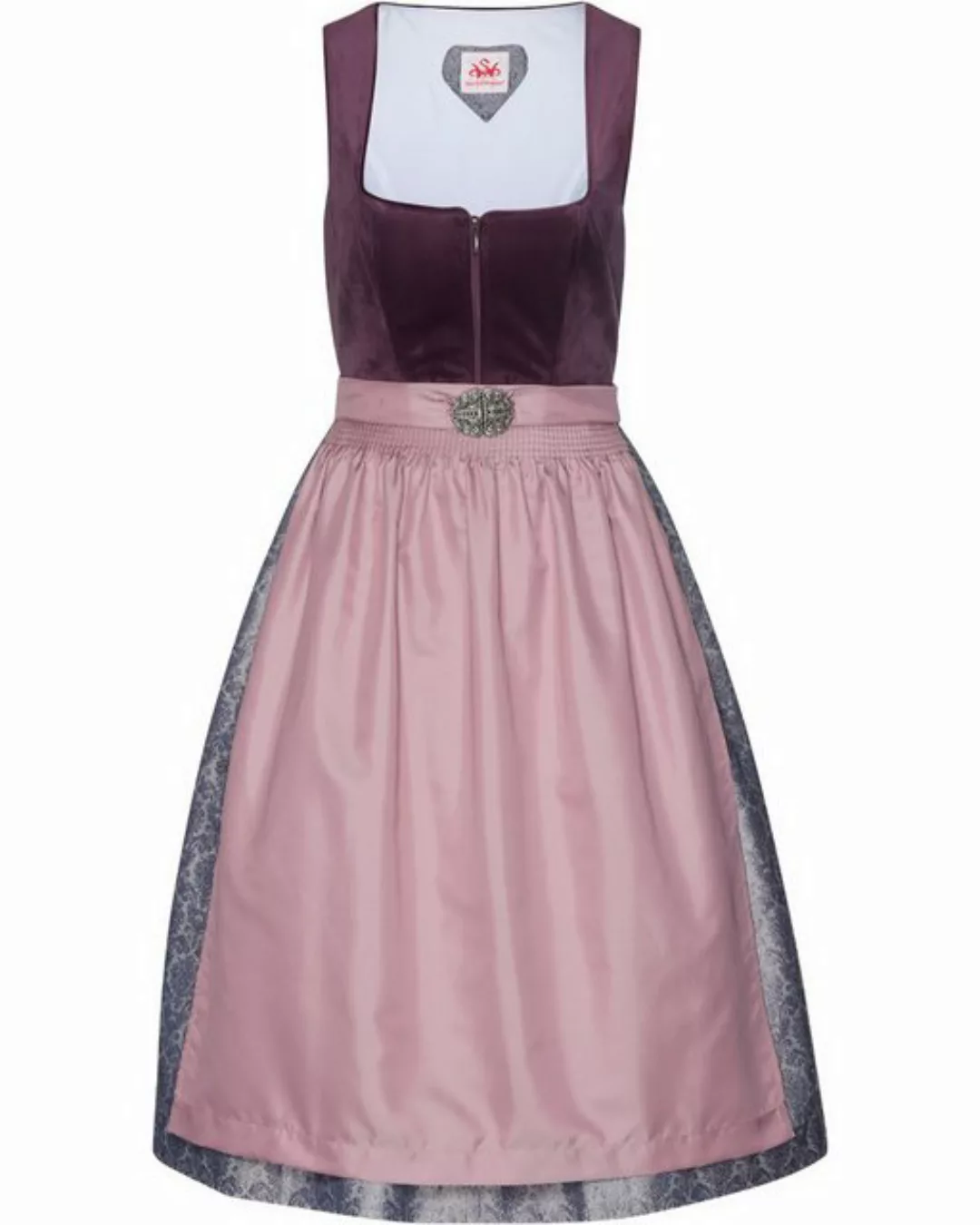 Spieth & Wensky Dirndl Samt-Dirndl Elli günstig online kaufen