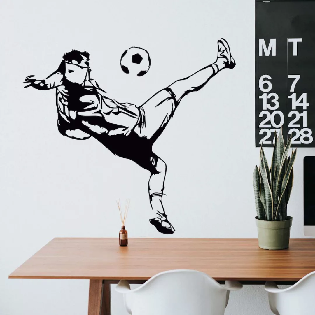 Wall-Art Wandtattoo »Fußball Kicker Aufkleber«, (1 St.), selbstklebend, ent günstig online kaufen