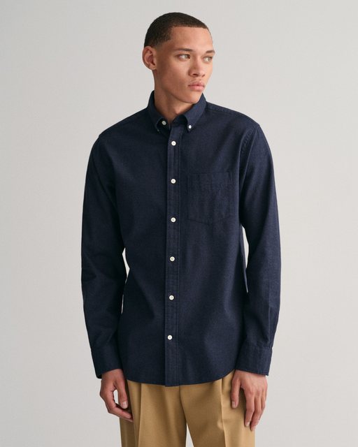 Gant Langarmhemd REG FLANNEL MELANGE SHIRT günstig online kaufen