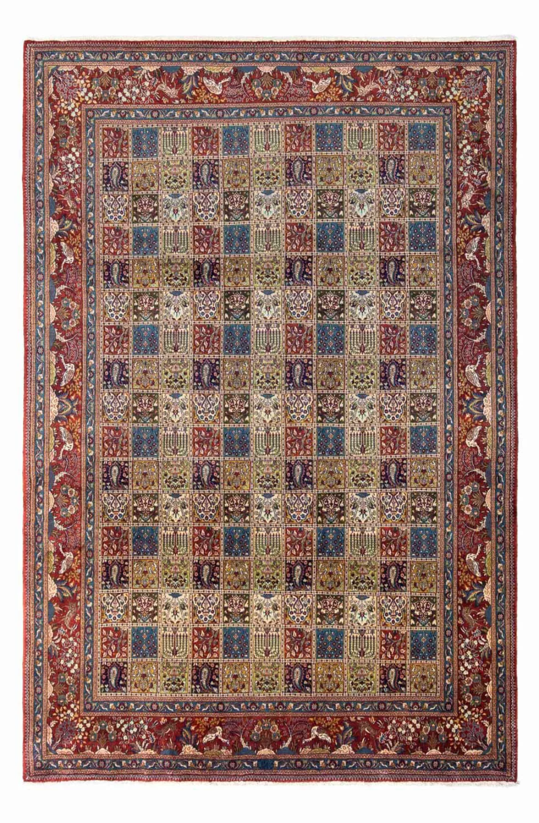 morgenland Wollteppich »Keshan Blumenmuster Beige 146 x 100 cm«, rechteckig günstig online kaufen