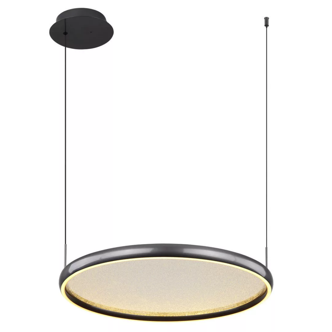 GLOBO LED-Pendelleuchte schwarz Metall Aluminium B/H/L: ca. 60x150x63 cm 1. günstig online kaufen