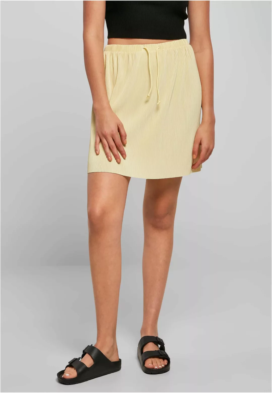 URBAN CLASSICS Sommerrock "Urban Classics Damen Ladies Plisse Mini Skirt", günstig online kaufen