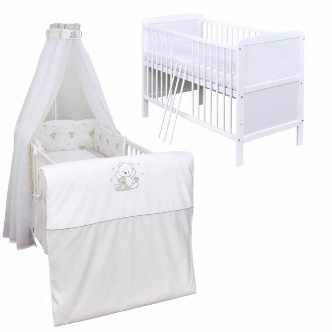 Baby-Delux Komplettbett Babybett Natalie Komplettset Beißschienen, 10-tlg., günstig online kaufen