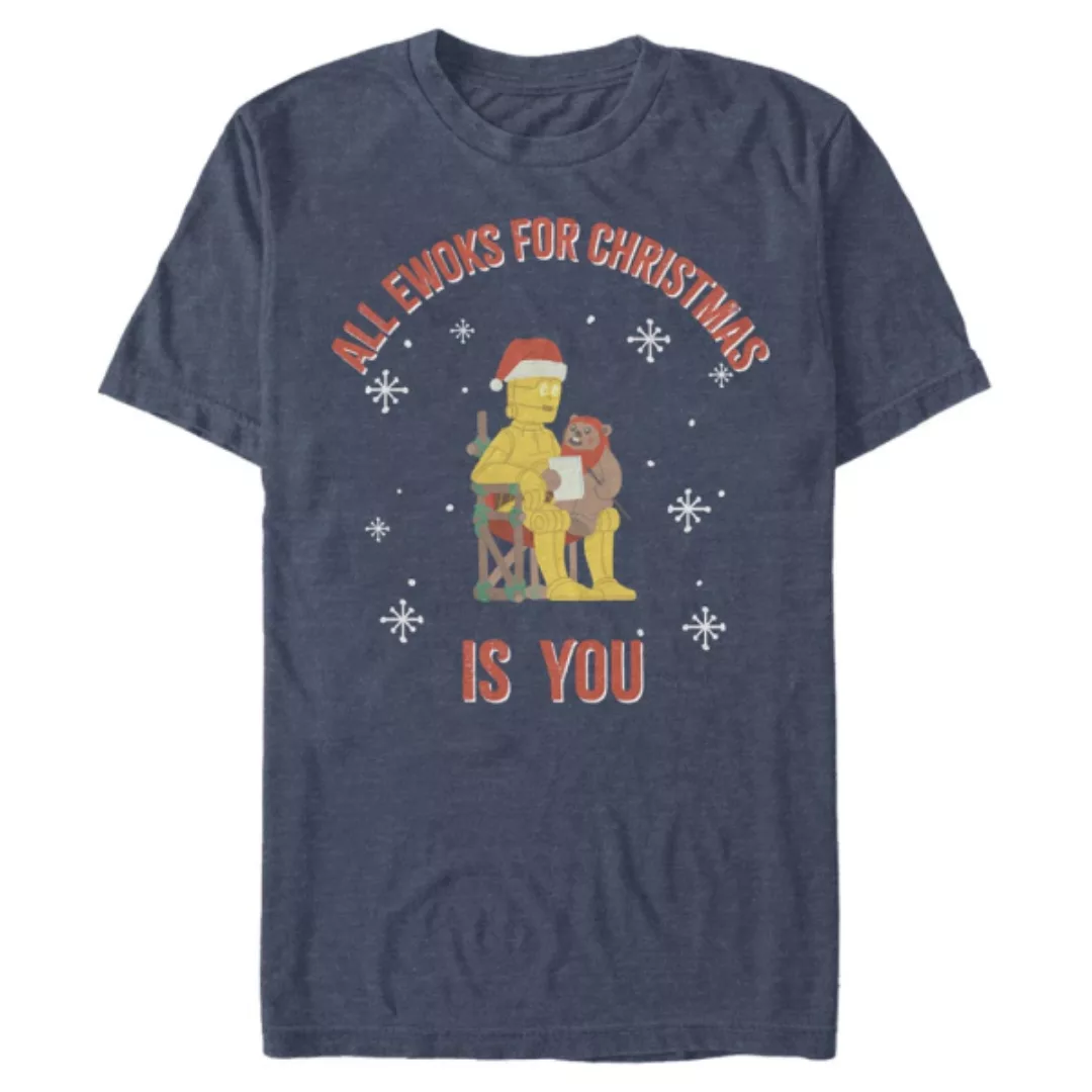 Star Wars - C-3PO Ewoks for Christmas - Weihnachten - Männer T-Shirt günstig online kaufen