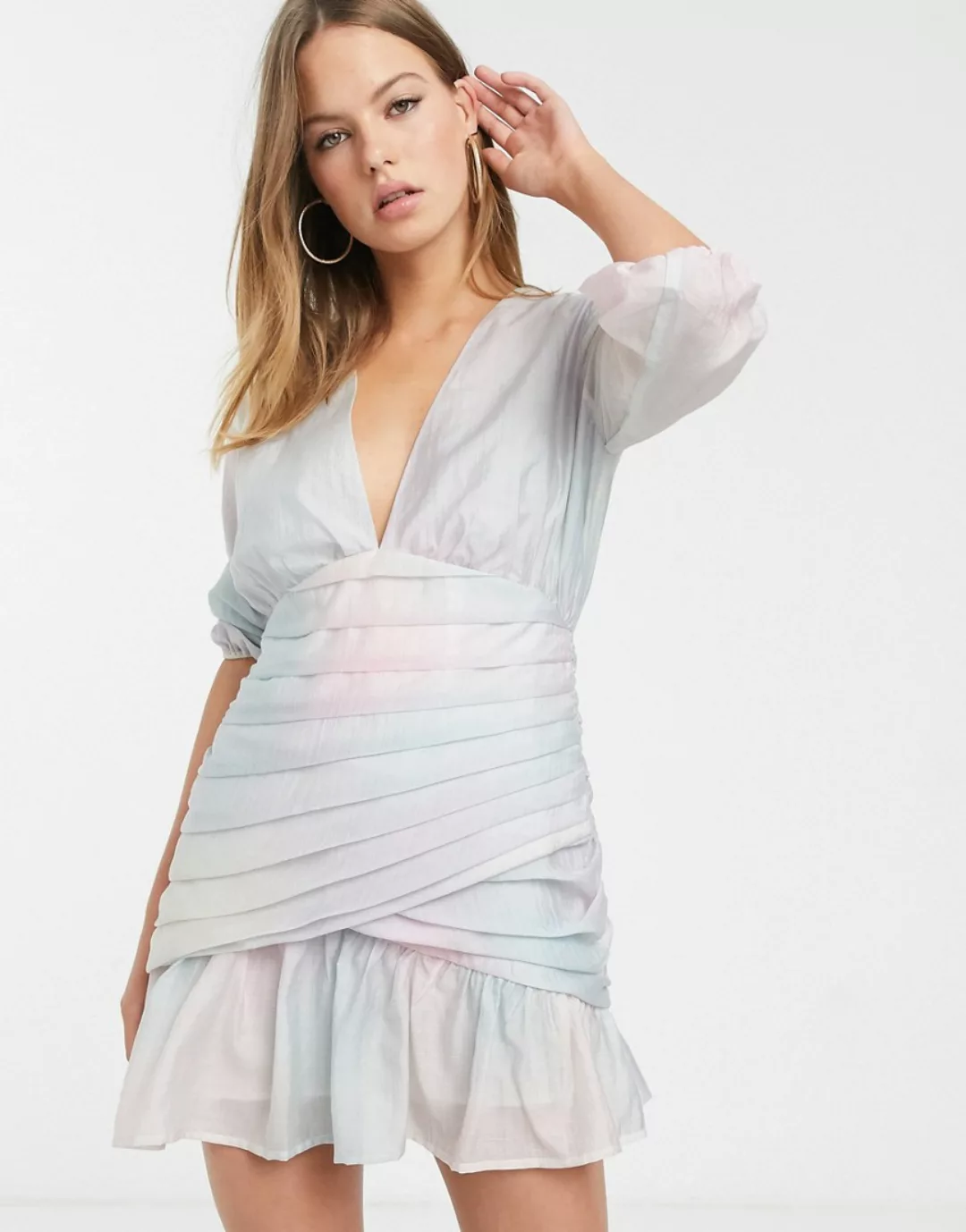 Atoir – Everything you Do – Minikleid mit Regenbogen-Rosa günstig online kaufen