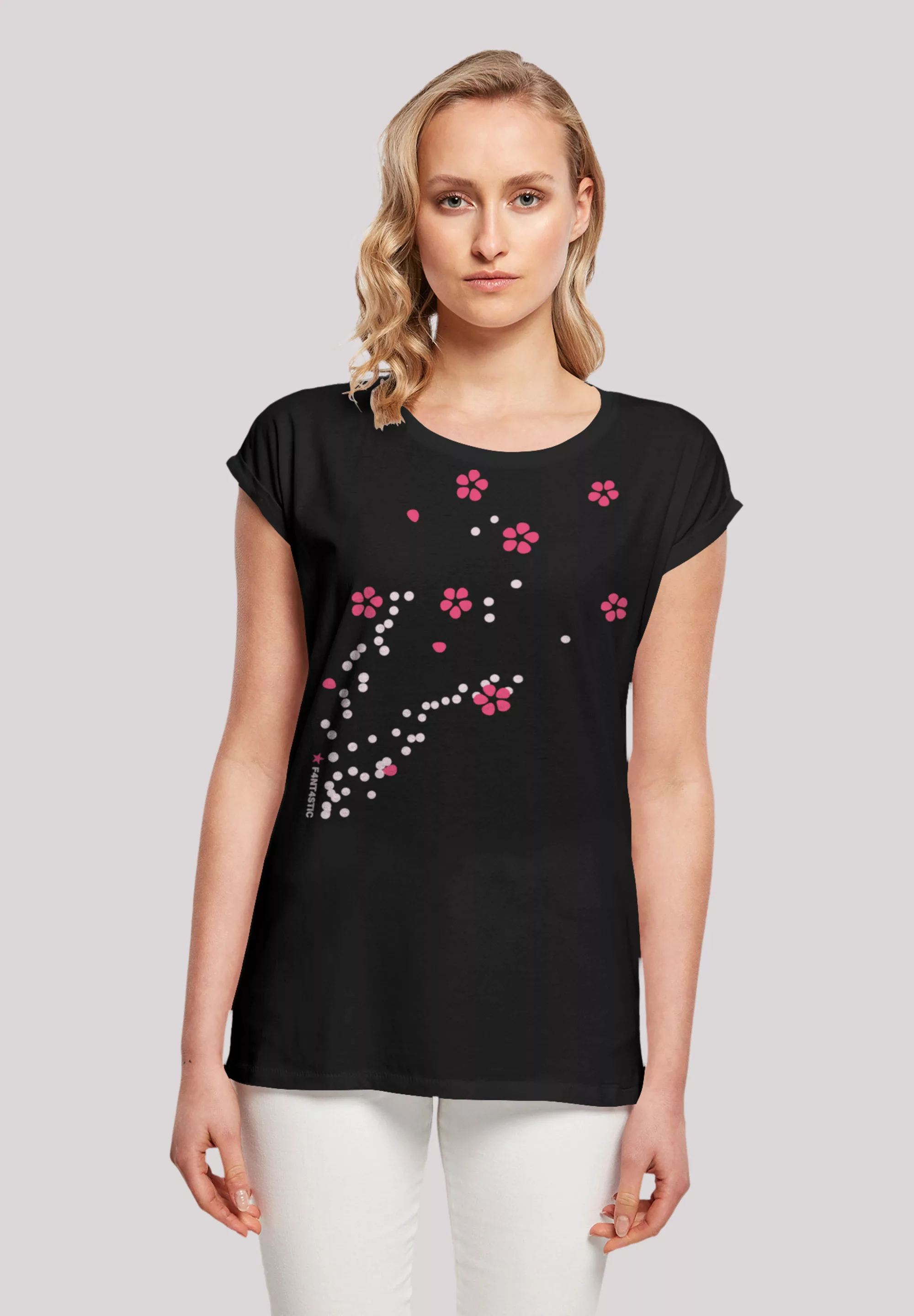 F4NT4STIC T-Shirt "Blumen Ranke", Print günstig online kaufen