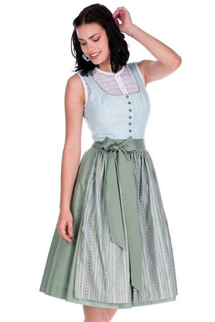 Hammerschmid Dirndl Midi Dirndl 2tlg. - KOFLERSEE - eisblau/schilf günstig online kaufen