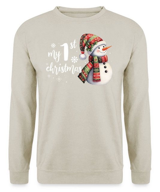 Quattro Formatee Sweatshirt My 1st Christmas - Weihnachten Nikolaus Weihnac günstig online kaufen