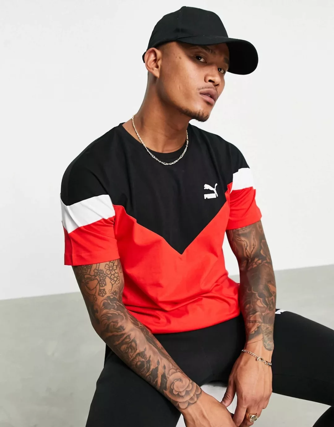 PUMA – Iconic MCs – T-Shirt in Rot günstig online kaufen