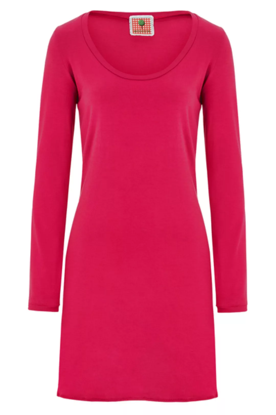 Bio Kleid - Langarm - Farbwahl günstig online kaufen