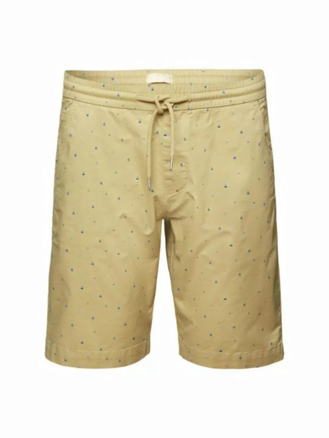 edc by Esprit Shorts Gemusterte Pull-on-Shorts, Baumwollstretch (1-tlg) günstig online kaufen