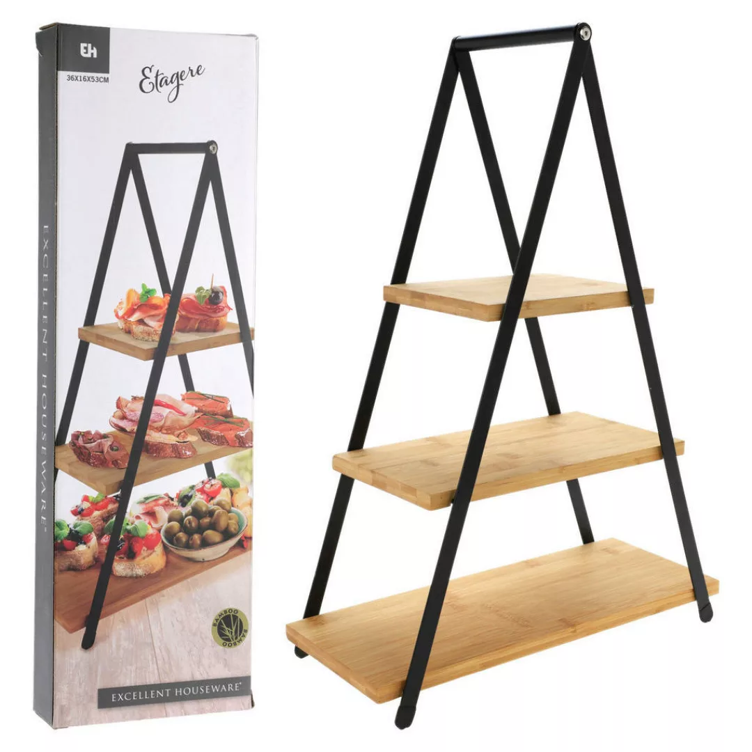 Excellent Houseware Etagere natur Bambus günstig online kaufen