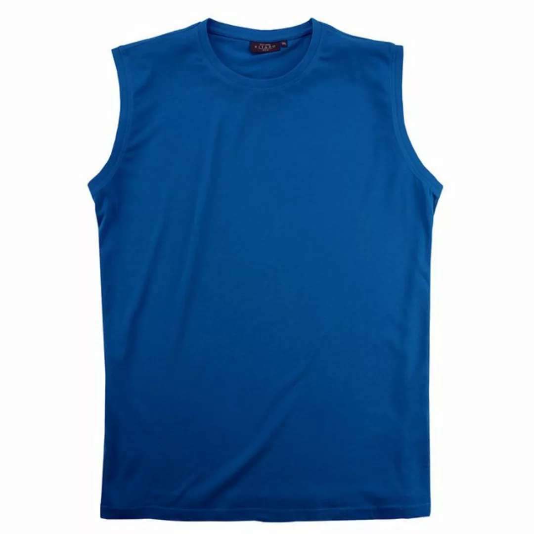 Kitaro Muscleshirt Kitaro Basic Tanktop blau uni große Größen günstig online kaufen