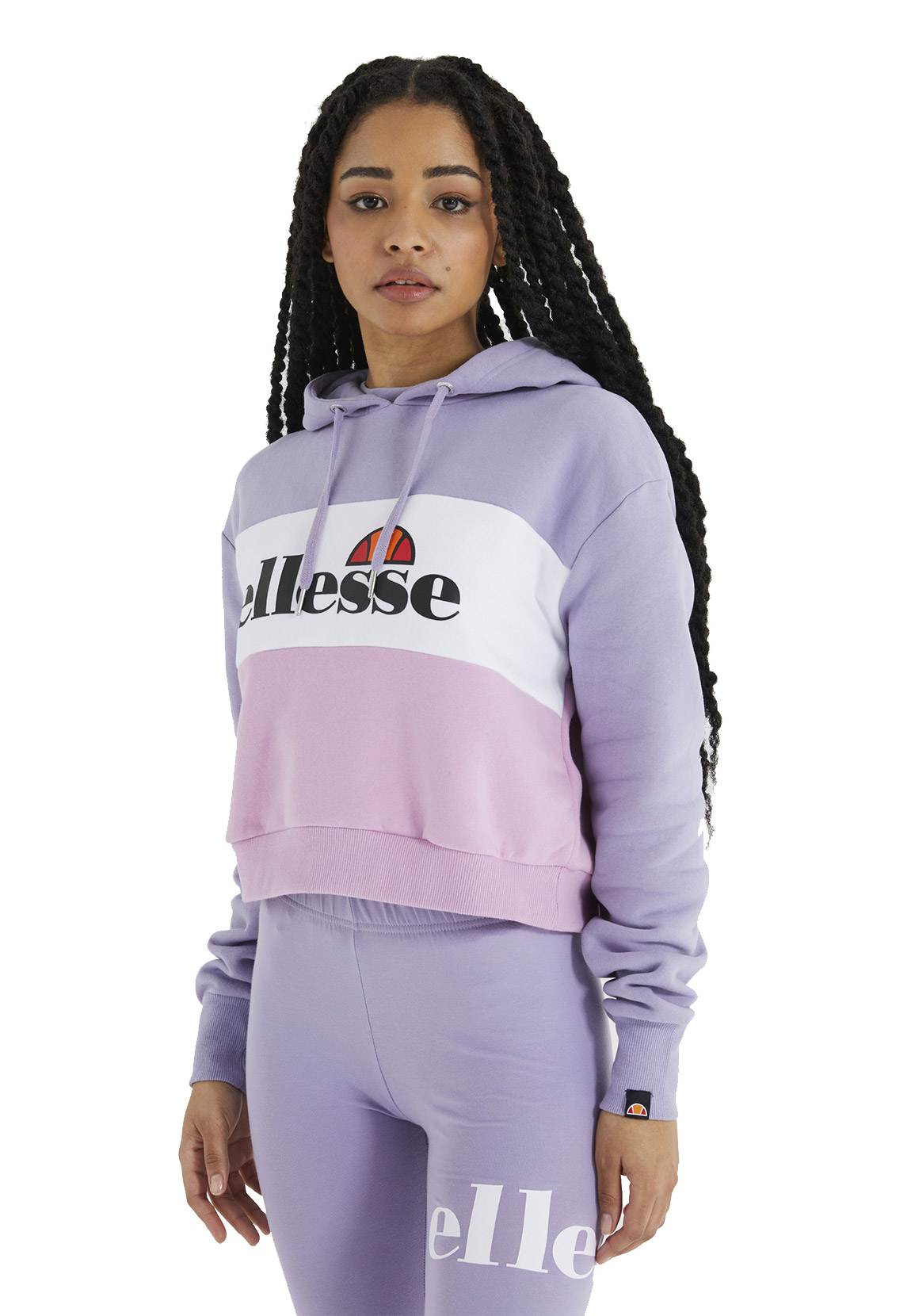 Ellesse Damen Hoody ALESSANDRO CROPPED HOODY Purple Mehrfarbig günstig online kaufen