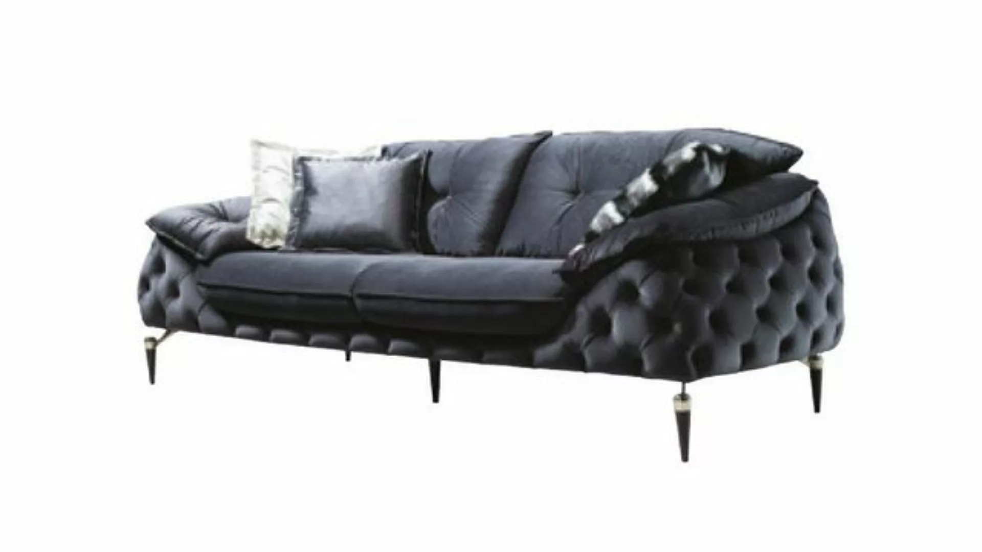 JVmoebel Chesterfield-Sofa Luxus Chesterfield Set 3+3+1 Sitzer moderne Couc günstig online kaufen