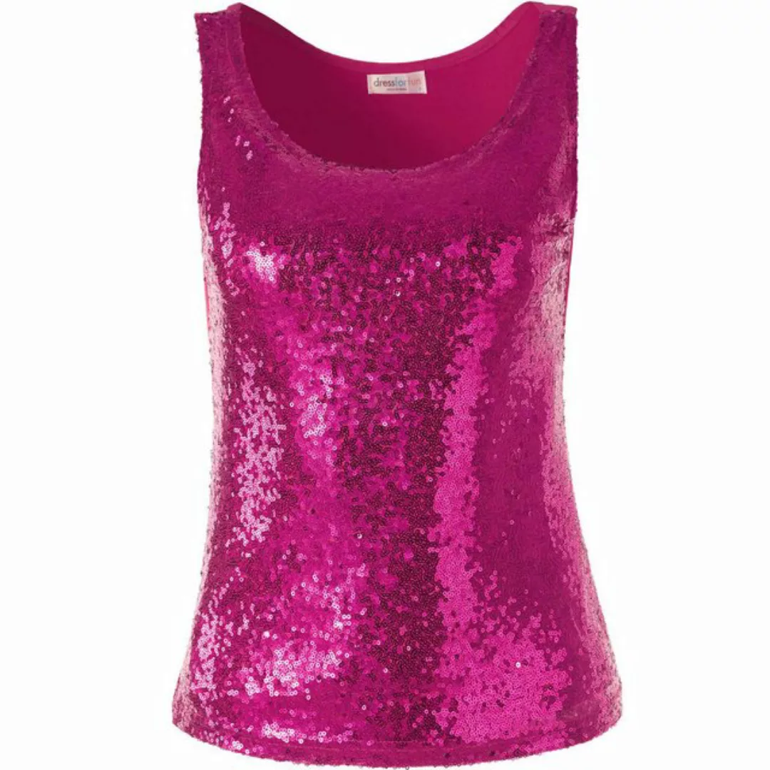 dressforfun T-Shirt Pailletten-Träger-Top günstig online kaufen