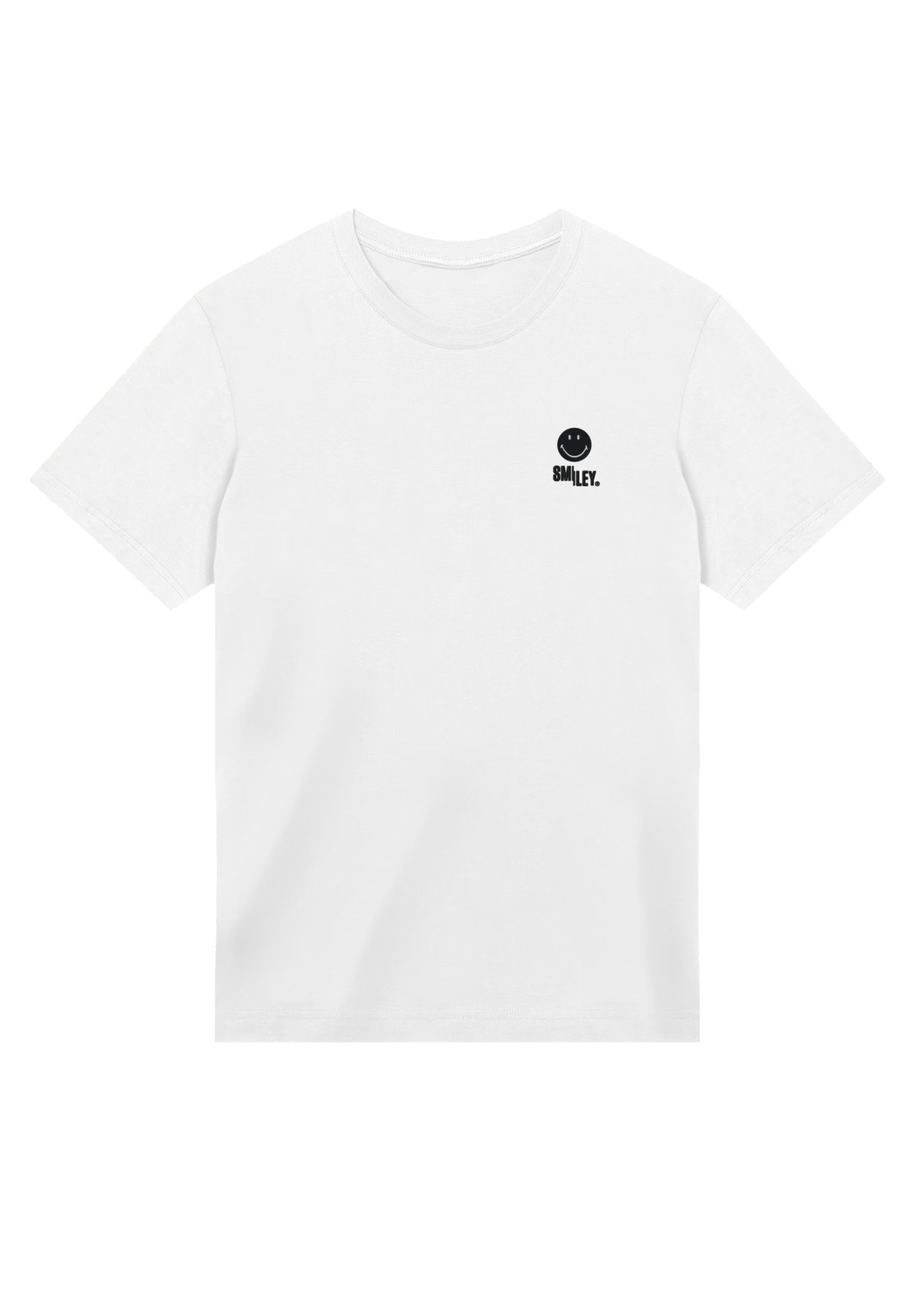 F4NT4STIC T-Shirt "Smiley Split Wordmark dark Bestickt", Premium Qualität günstig online kaufen