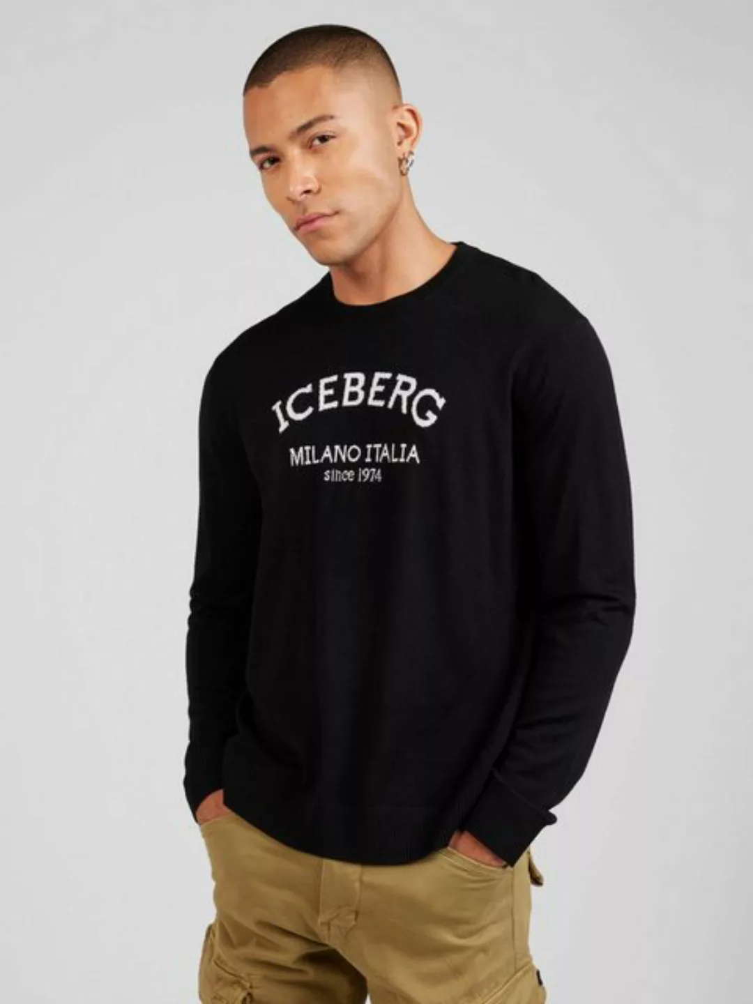 ICEBERG Rundhalspullover (1-tlg) günstig online kaufen