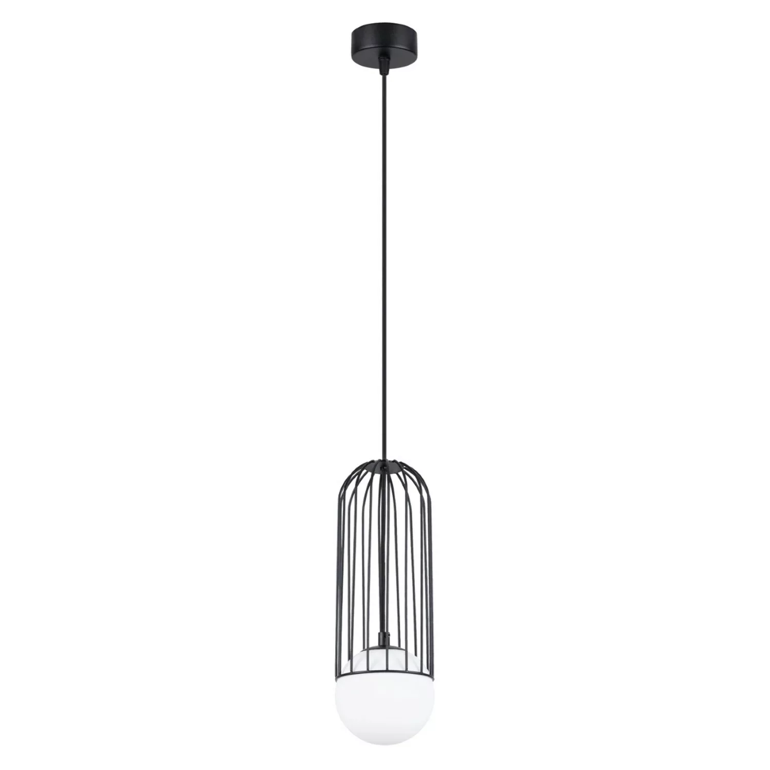 Sollux Lighting Pendelleuchte Brina 1 Schwarz günstig online kaufen