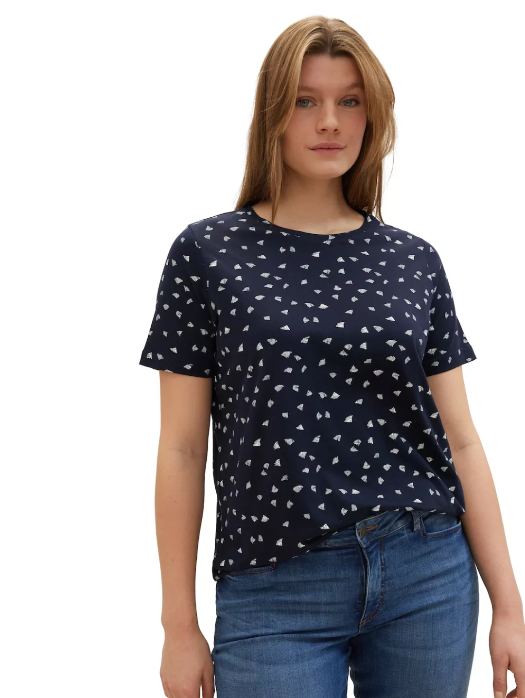TOM TAILOR PLUS Print-Shirt modisch bedruckt günstig online kaufen