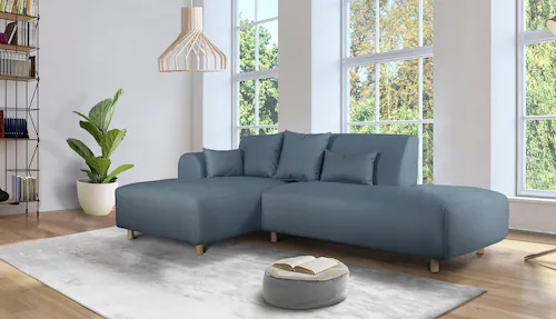 andas Ecksofa "Svennis L-Form", incl. Zierkissen, in 2 Bezugsvarianten günstig online kaufen