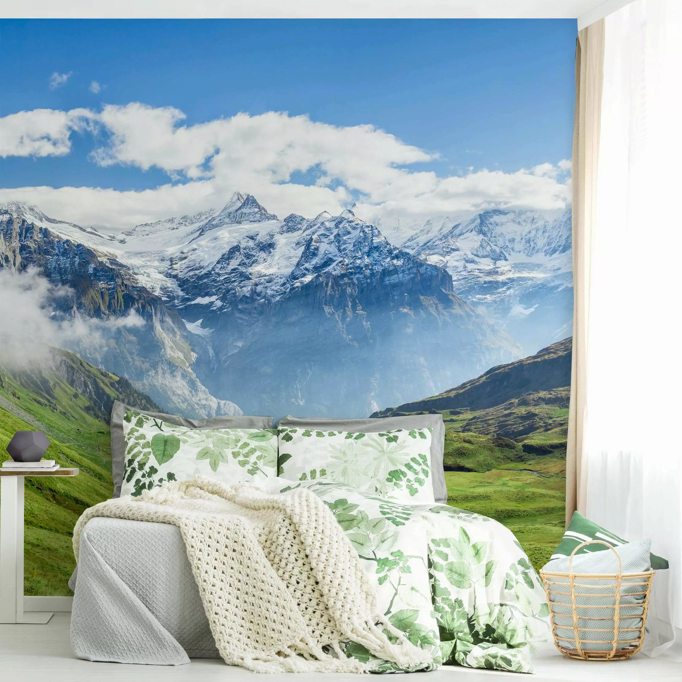 Fototapete Schweizer Alpenpanorama günstig online kaufen