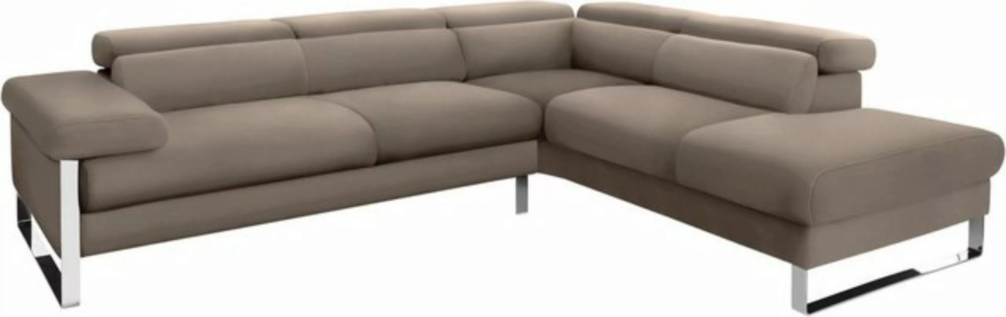 W.SCHILLIG Ecksofa finn, German Design Award 2016, Fußgestell Chrom glänzen günstig online kaufen