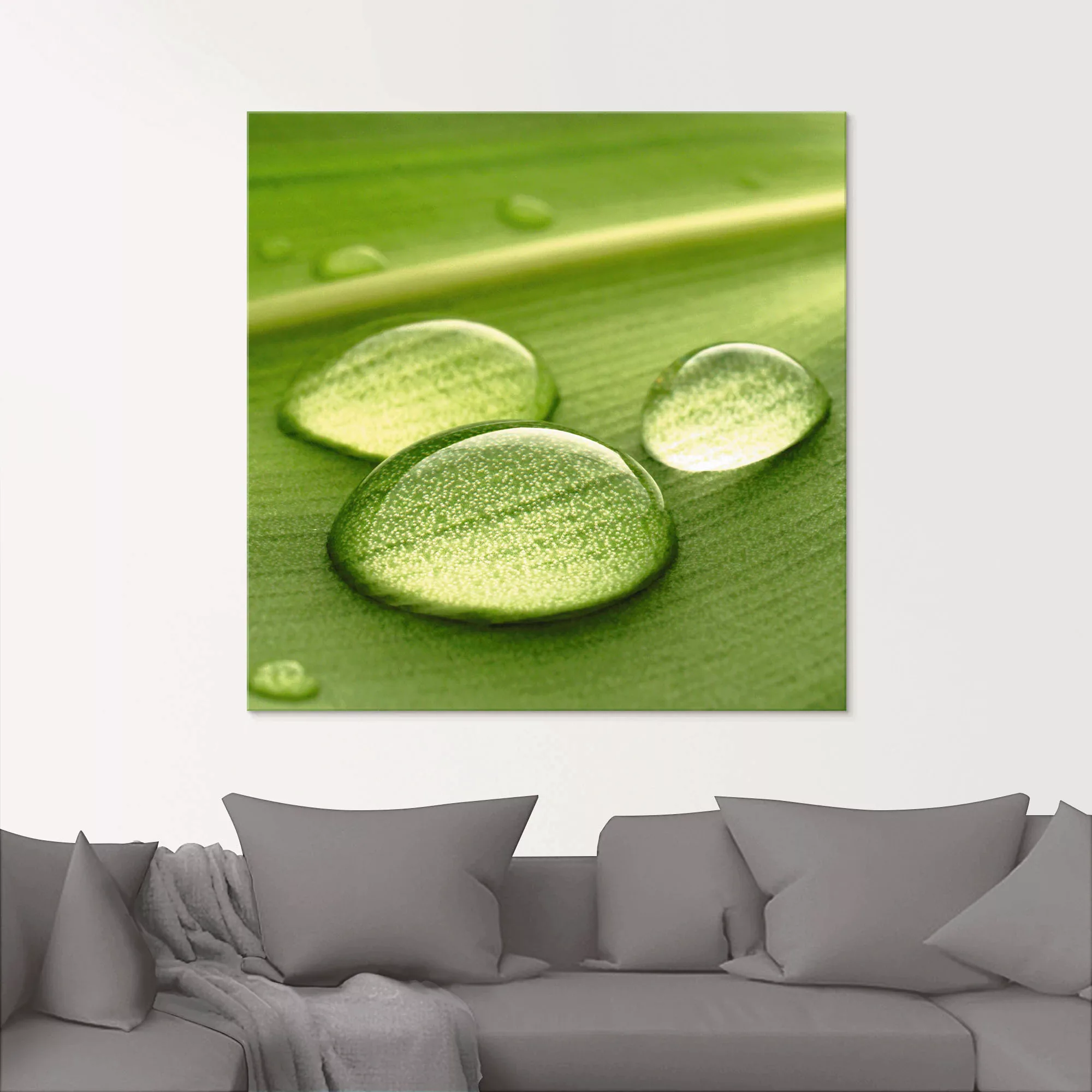 Artland Glasbild »Wassertropfen«, Zen, (1 St.), in verschiedenen Größen günstig online kaufen
