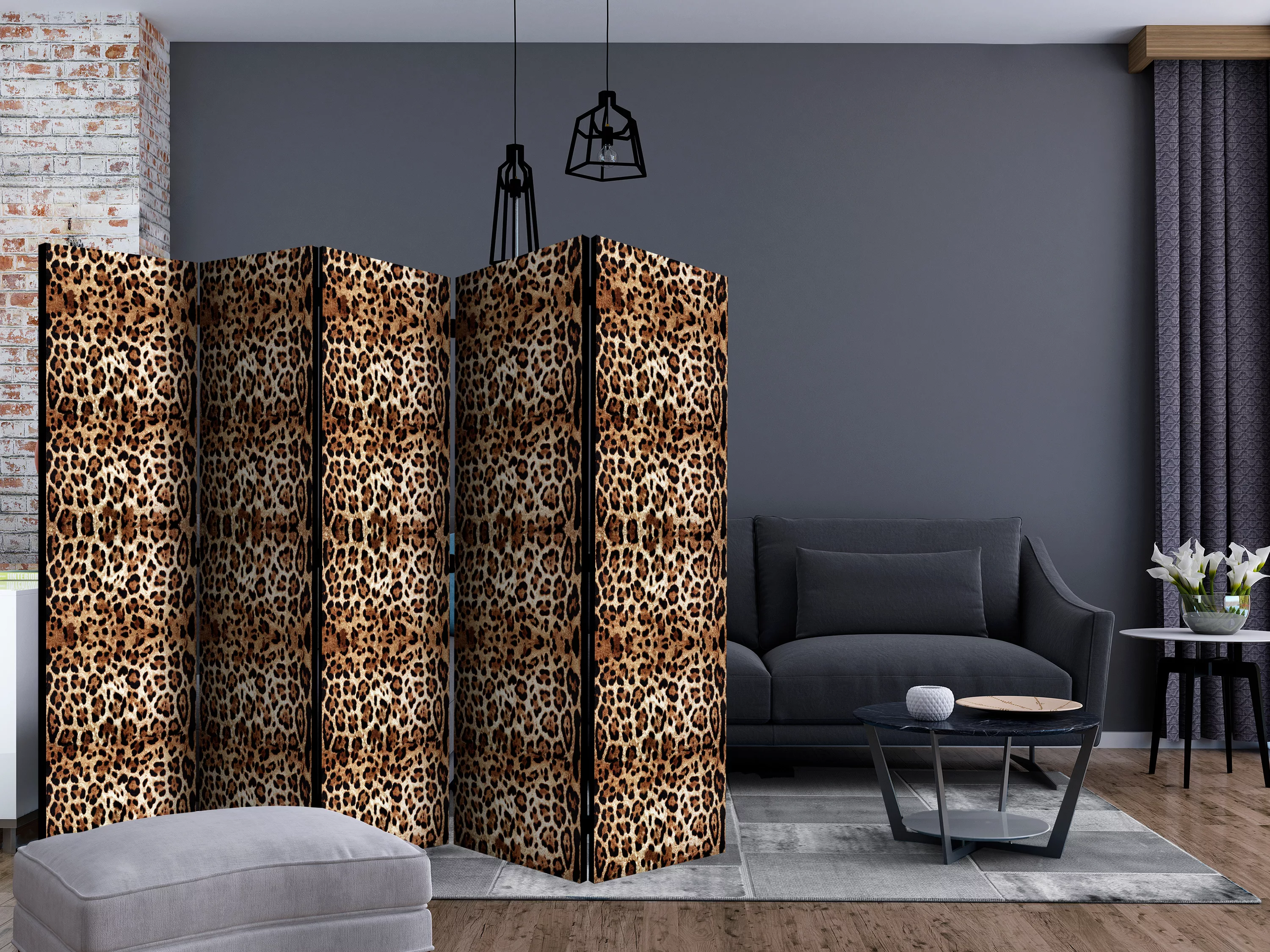 5-teiliges Paravent - Animal Theme Ii [room Dividers] günstig online kaufen