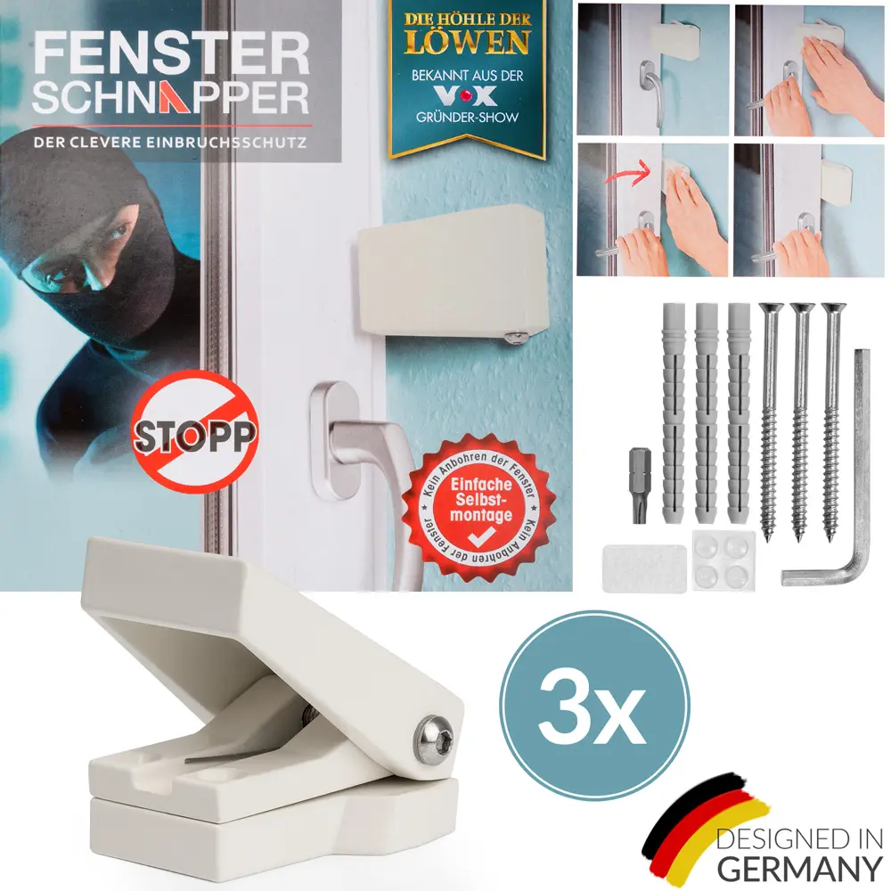 Fenster-Schnapper 3er-Set Höhle der Löwen günstig online kaufen