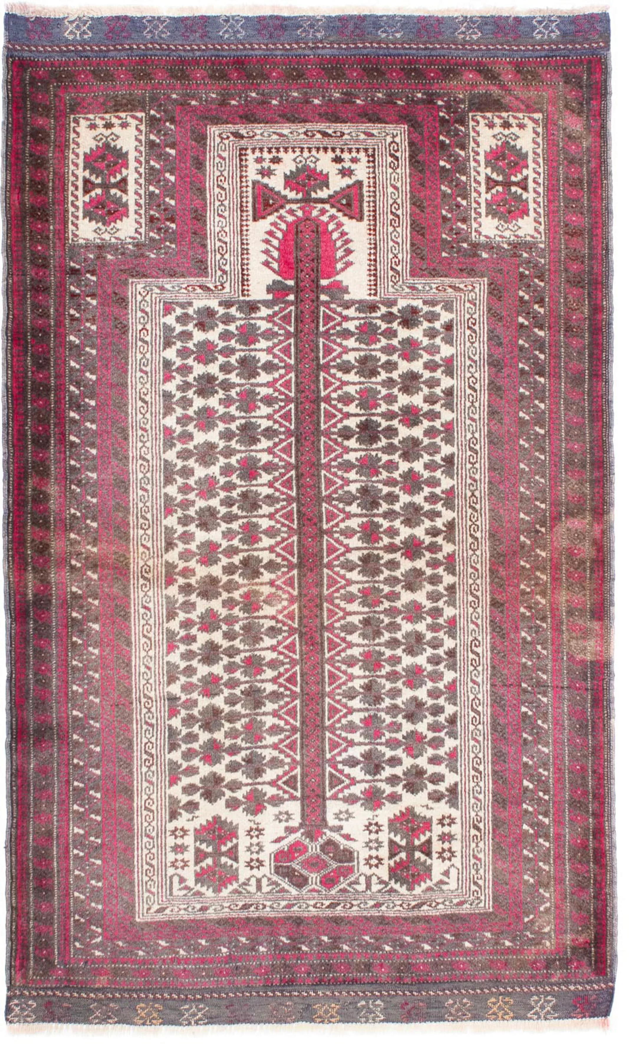 morgenland Orientteppich »Belutsch - 137 x 100 cm - beige«, rechteckig günstig online kaufen